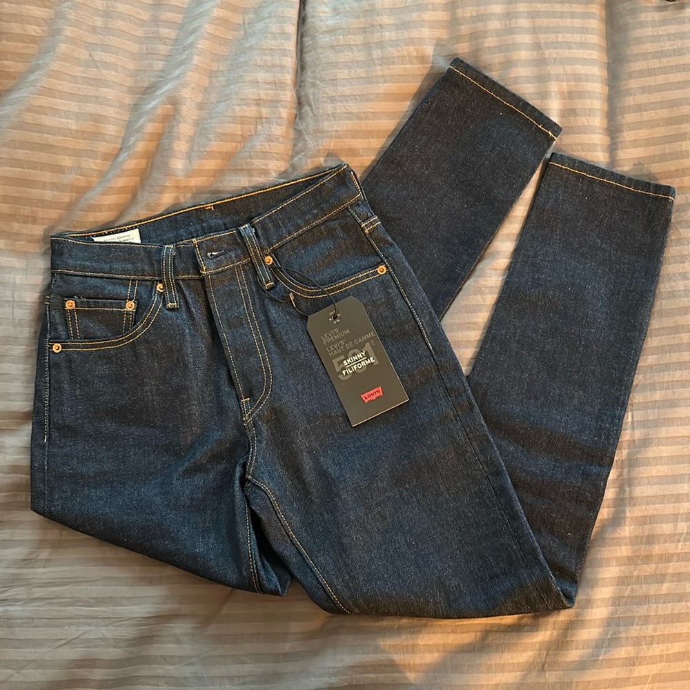 NWT Levi’s 501 skinny jeans